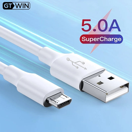 Micro USB Cable 5A Fast Charging Wire Mobile Phone